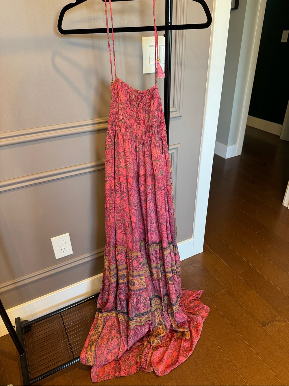 RAGA Pink Multi Floral Boho Maxi Dress